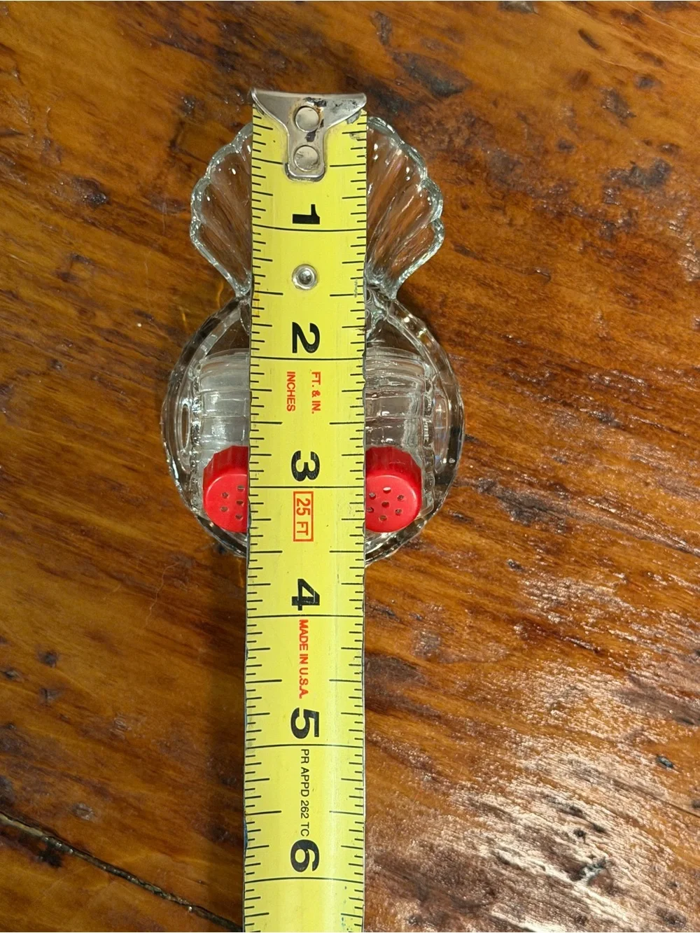 Vintage Hazel Atlas Shell-Shaped Salt & Pepper Holder